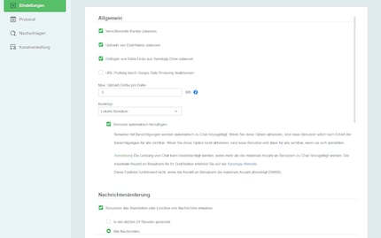 Only people with admin rights can access the chat administration.