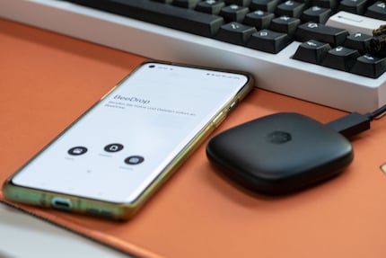 Avec Beedrop, je transfère des données de mon smartphone vers BeeDrive.