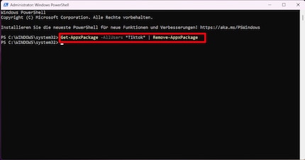 Software verwijderen.