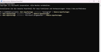 Het is ook mogelijk om meerdere verwijderingen tegelijk uit te voeren.