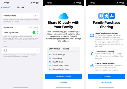 Sharing subscriptions saves money, sharing the location sometimes sucks.