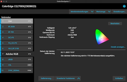 La plupart des logiciels de calibrage proposent des préréglages de base judicieux.