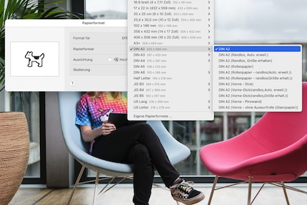 Une fois le bon pilote installé, vous aurez l’embarras du choix en ce qui concerne les formats. Je vous conseille toutefois d’éviter le format sans marges.