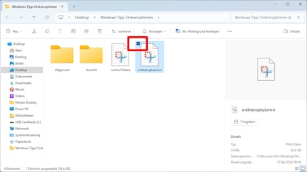 La coche permet de savoir plus clairement quel élément vient d'être sélectionné.