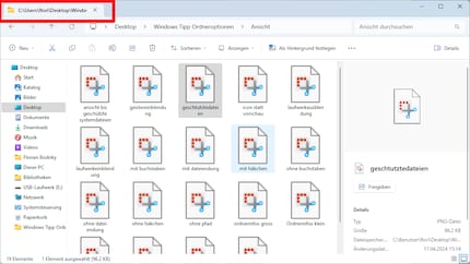 Où est exactement stocké mon fichier ? Selon le répertoire, il peut être utile de le savoir.