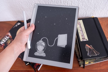 De Onyx Boox Go 10.3 e-reader kan veel - in zwart-wit.