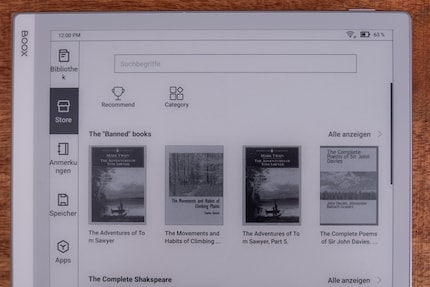 In de winkel download ik naar hartenlust gratis boeken.