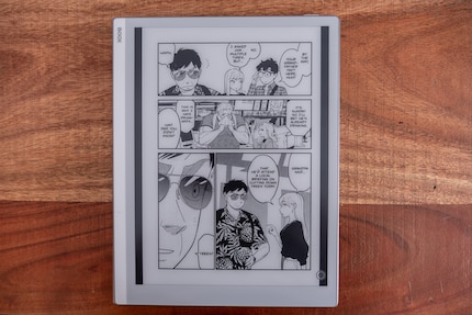 Overzicht en contrastrijk: ik lees graag manga op de Onyx Boox Go.