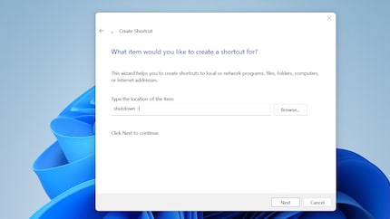 Het instellen van een nieuwe snelkoppeling op het bureaublad is snel gedaan.