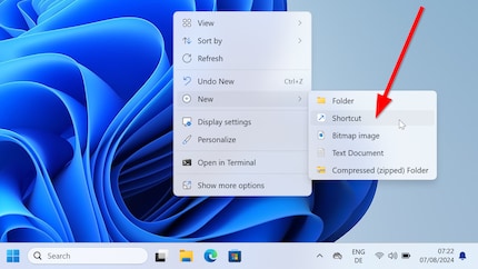Je vindt de functie in het contextmenu.