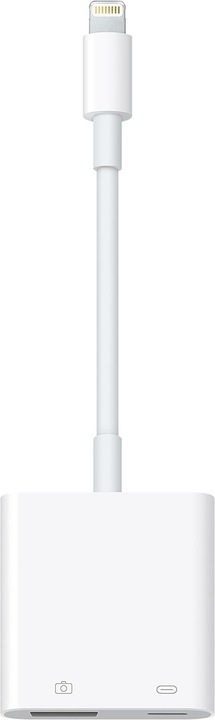 Apple DUPLIKAT Lightning USB 3 camera-adapter (Bliksem, USB Type C, USB-A, USB Type C, USB-A)